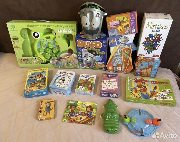 Настолные игры для детей разное