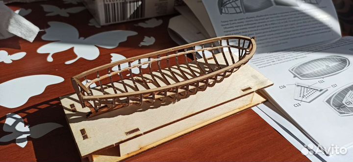 Парусно гребной ял 6 модель