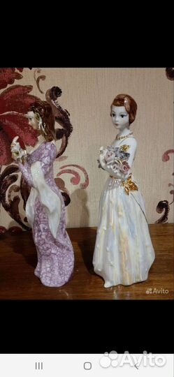 Фарфоровые статуэтки германия и румыния