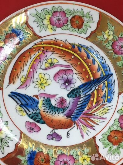 Тарелка старый Китай 1920-е годы фарфор Chinese