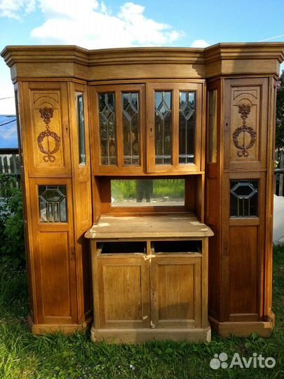 Буфет старинный царский дубовый