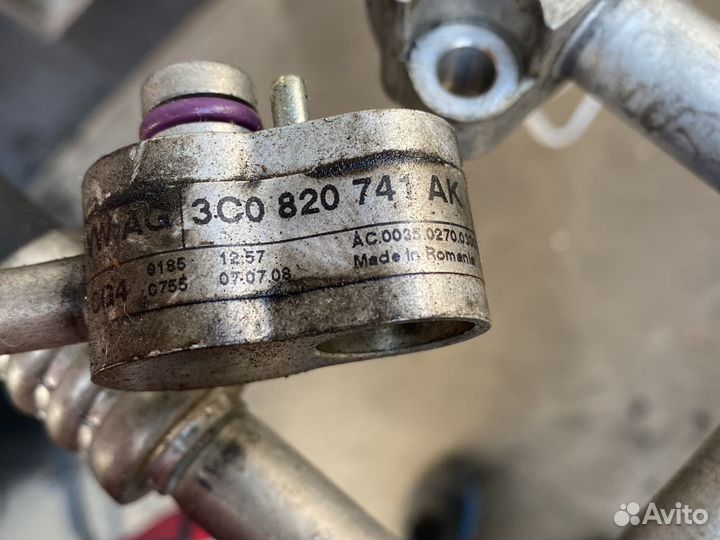 Трубки кондиционера vw passat cc 3.6 bws