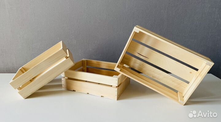 Ящик деревянный подарочный