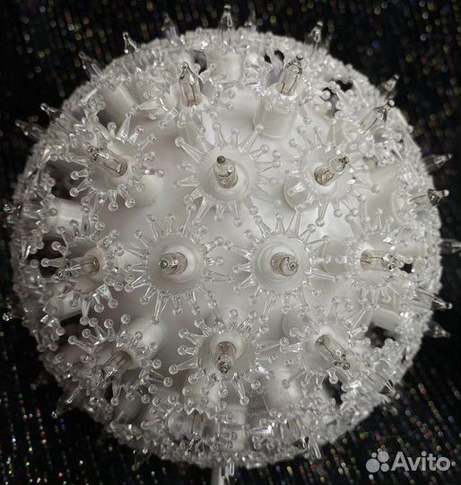 Светильник в форме шара новогодний