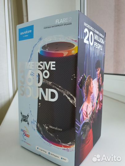 Портативная блютуз колонка Anker soundcore Flare 2