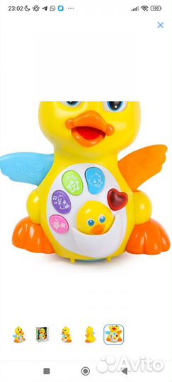 Развивающая игрушка Утка
