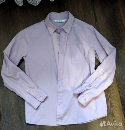 Рубашки для мальчика для школы р 140-146