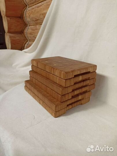 Торцевая разделочная доска из дуба