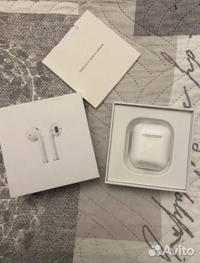 Беспроводные наушники apple airpods 2