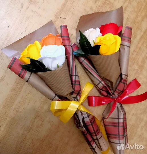 Мыльные букеты