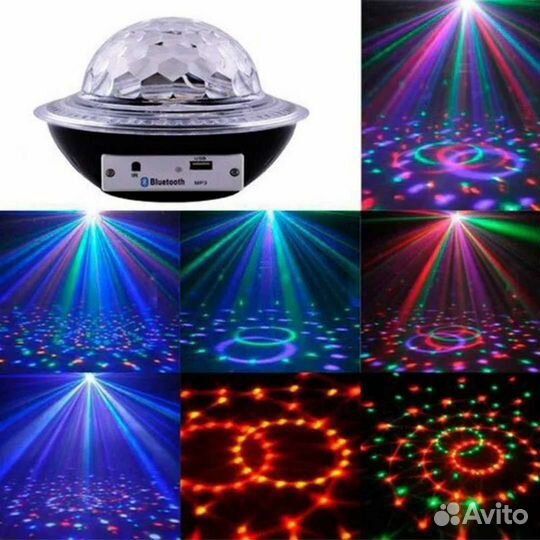 Светомузыка + Bluetooth колонка с пультом