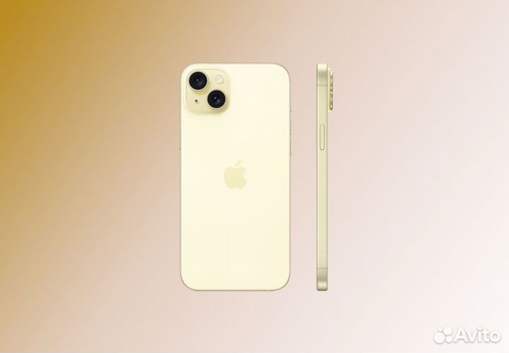 Телефон Apple iPhone 15 Plus 128Gb eSim (Yellow)