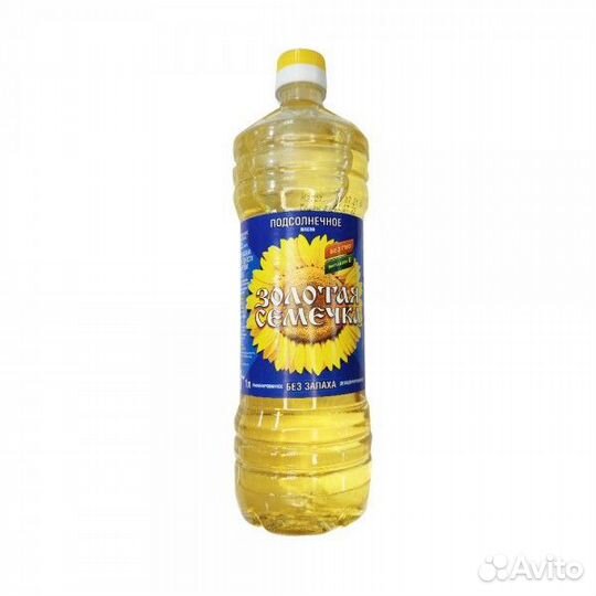 Масло Золотая Семечка Подсолнечное 1л