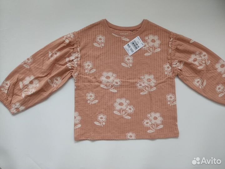 Лонгслив Next на девочку 5-6 лет 116 см