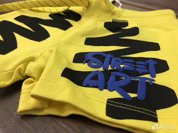 Шорты летние хлопок для мальчика 68 74 Италия