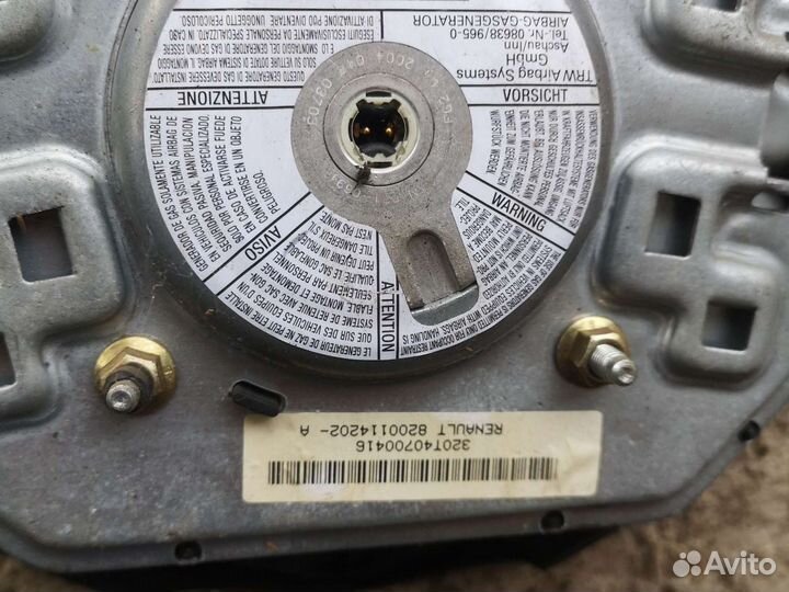 Руль, подушка Renault Symbol