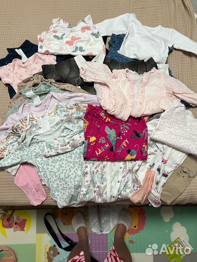 Одежда для девочки пакетом 68 74 80