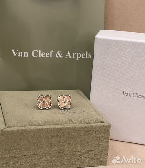 Van Cleef & Arpels серьги Vintage Alhambra