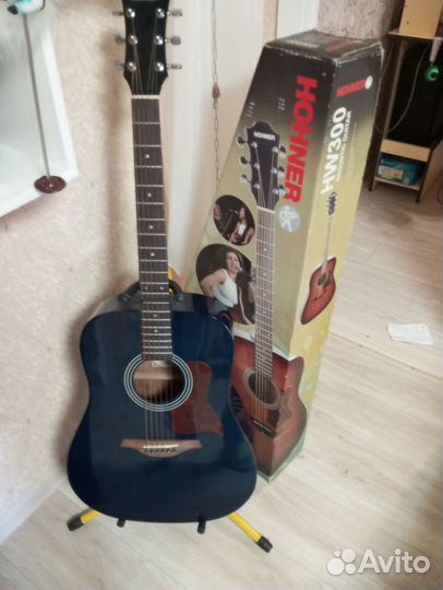 Акустическая гитара Hohner HW-300G-TB. Торг