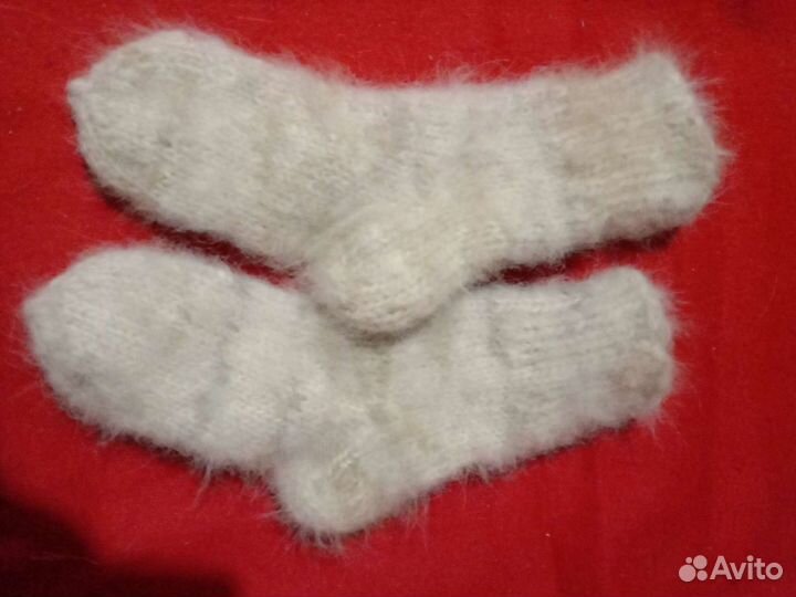 Носки, рукавицы из собачьего пуха