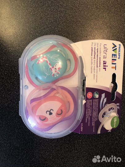 Соска пустышка avent 18