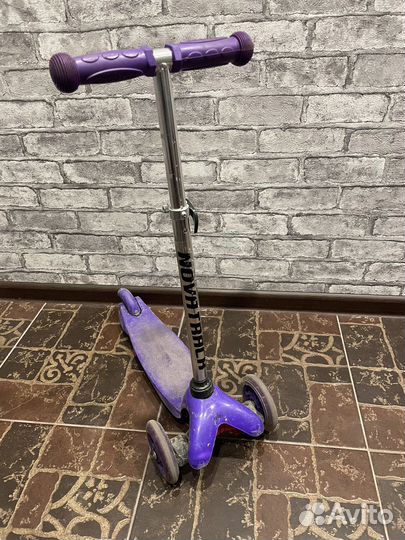 Самокат детский трехколесный бу