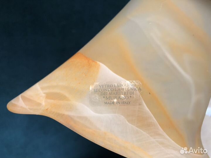 Люстра 4 плафона муранское стекло