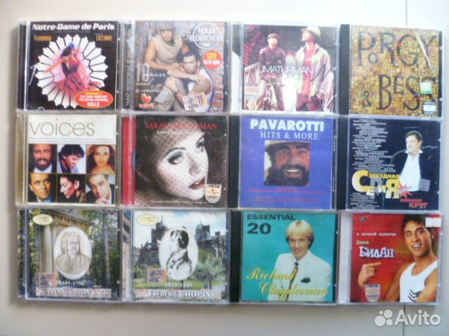 Cd диски рок поп электронная рэгги фолк классика