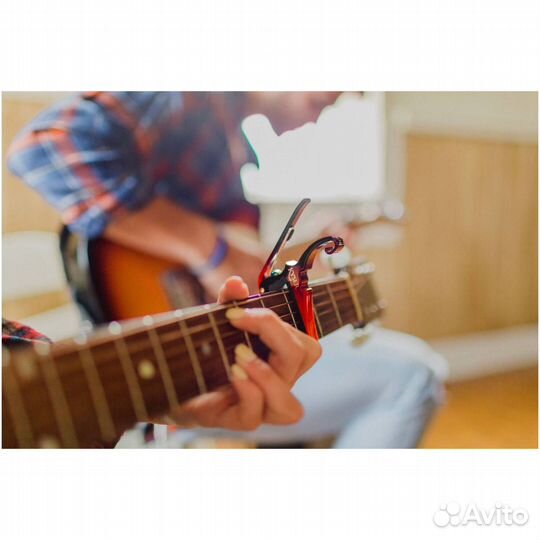 Каподастр для акустической гитары Kyser KG6snba