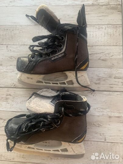 Хоккейные коньки bauer 32 размер
