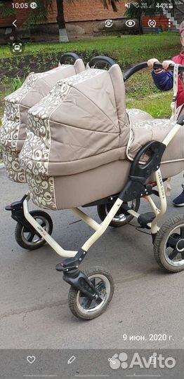 Детская коляска для двойни