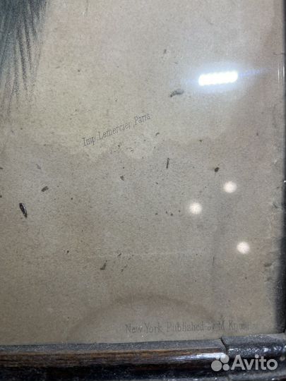 Сикстинская мадонна гравюр 1857г