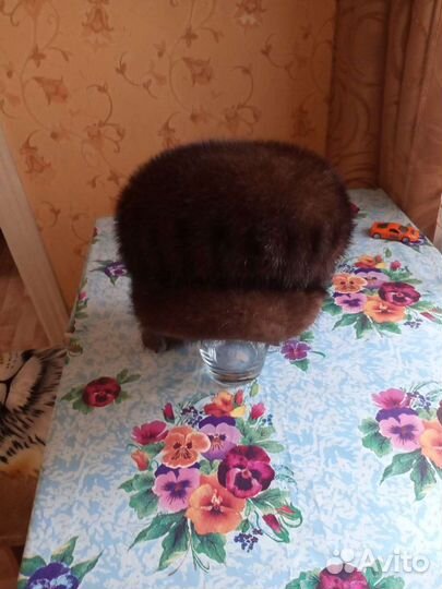 Шапка норковая женская