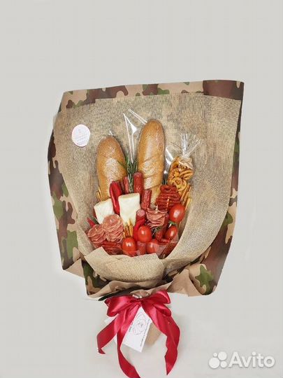 Подарок коллеге на 23 февраля. Съедобный букет