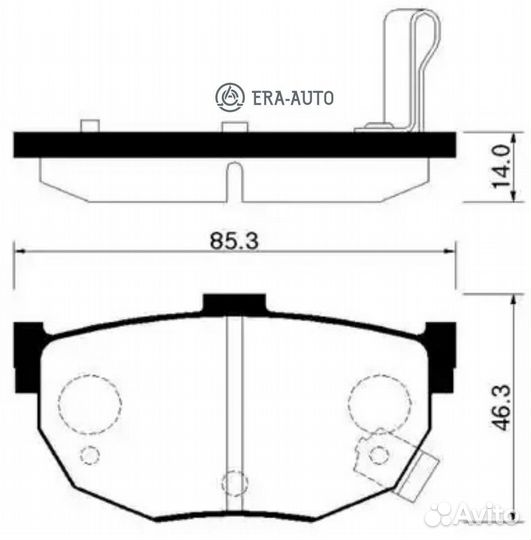 HSB HP0021 Колодки торм