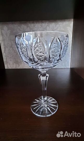 Вазочка на ножке хрусталь, 18см, d 11см