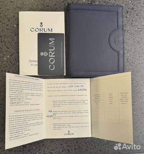 Наручные часы Corum, оригинал