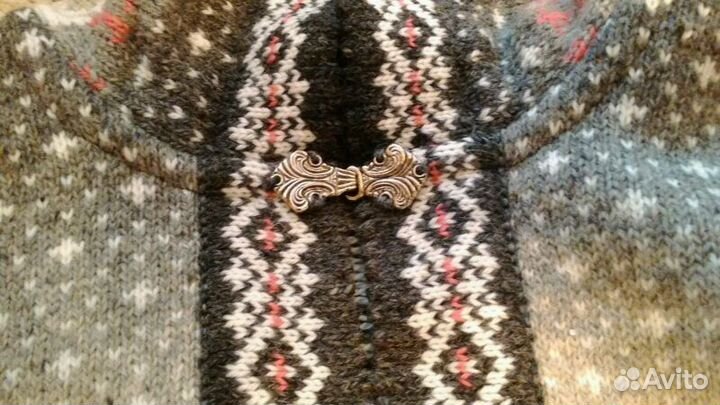 Пончо на 2-3 года 100 шерсть