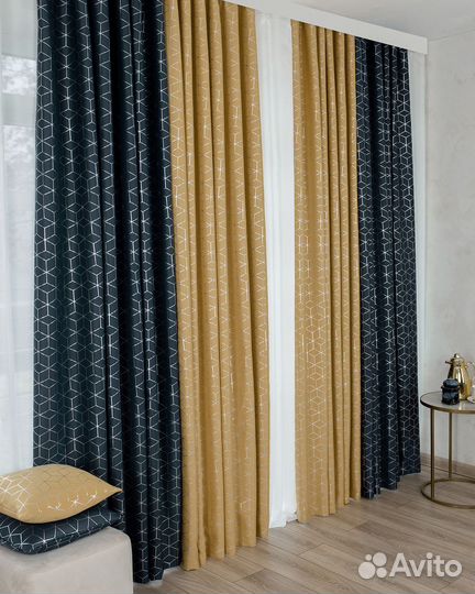 Шторы димаут гала роял+амаретто новые пошив