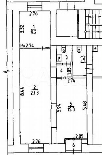 Свободного назначения, 53 м²