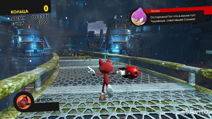 Новый диск Sonic Forces на PS4 / PS5