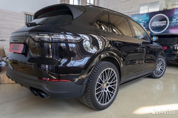 Электропороги ATS на Porsche Cayenne lll