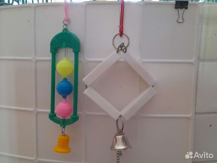 Клетки.Игрушка для птиц.Сетка-перегородка.Ринговка