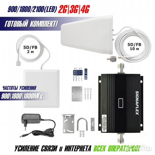 Усиления Интернета и Связи в Дом на Дачу