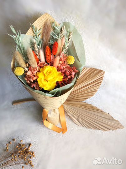 Букетики из сухоцветов