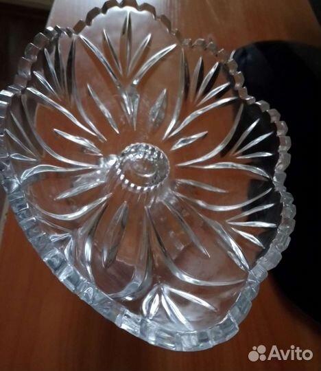 Ваза для фруктов на ножке СССР