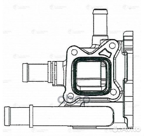 Корпус термостата для а/м Opel Astra J (10) /Ch