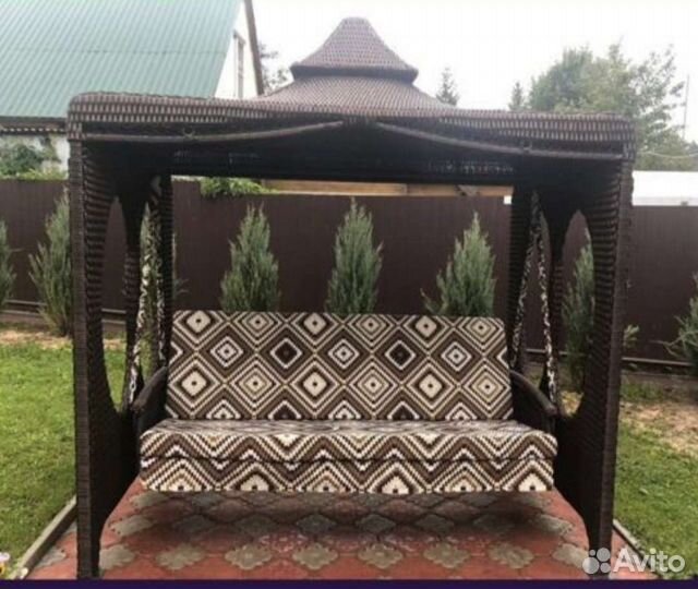 Матрасы и тенты для садовых качели