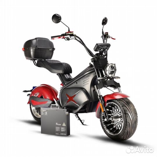 Электроскутер White Siberia Black Sea 5000w Red