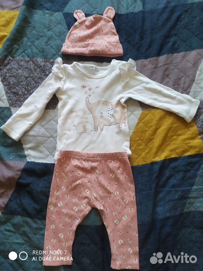 Комплекты и кофты для девочки р. 62-68